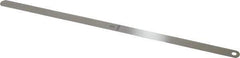 Starrett - 0.024 Inch Thick x 1/2 Inch Wide x 12 Inch Leaf Length, Parallel Feeler Gage - Tempered Steel - All Tool & Supply