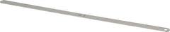 Starrett - 0.03 Inch Thick x 1/2 Inch Wide x 12 Inch Leaf Length, Parallel Feeler Gage - Tempered Steel - All Tool & Supply