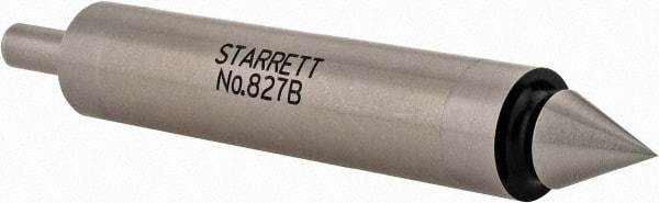 Starrett - 0.2" Head Diam, 1/2" Shank, Double End, Mechanical Edge Finder - Conical and Cylindrical Contact - All Tool & Supply