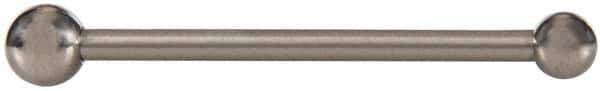 Starrett - 6.35mm Head Diam, 3/8" Shank, Single End, Mechanical Center Finder - Ball Contact - All Tool & Supply