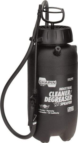 Chapin - 2 Gal Chemical Safe Garden Hand Sprayer - Use with Cleaners/Degreasers, Polyethylene Tank, Funnel Mouth, Reinforced Hose, For Deck & Yard Applications - All Tool & Supply