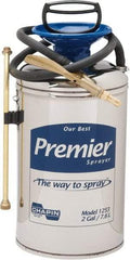 Chapin - 2 Gal Garden Hand Sprayer - Stainless Steel Tank, Wide Mouth, Reinforced Hose, For Industrial Applications - All Tool & Supply