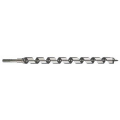 Lenox - 1-1/2", 7/16" Diam Hex Shank, 7-1/2" Overall Length with 4" Twist, Ship Auger Bit - All Tool & Supply