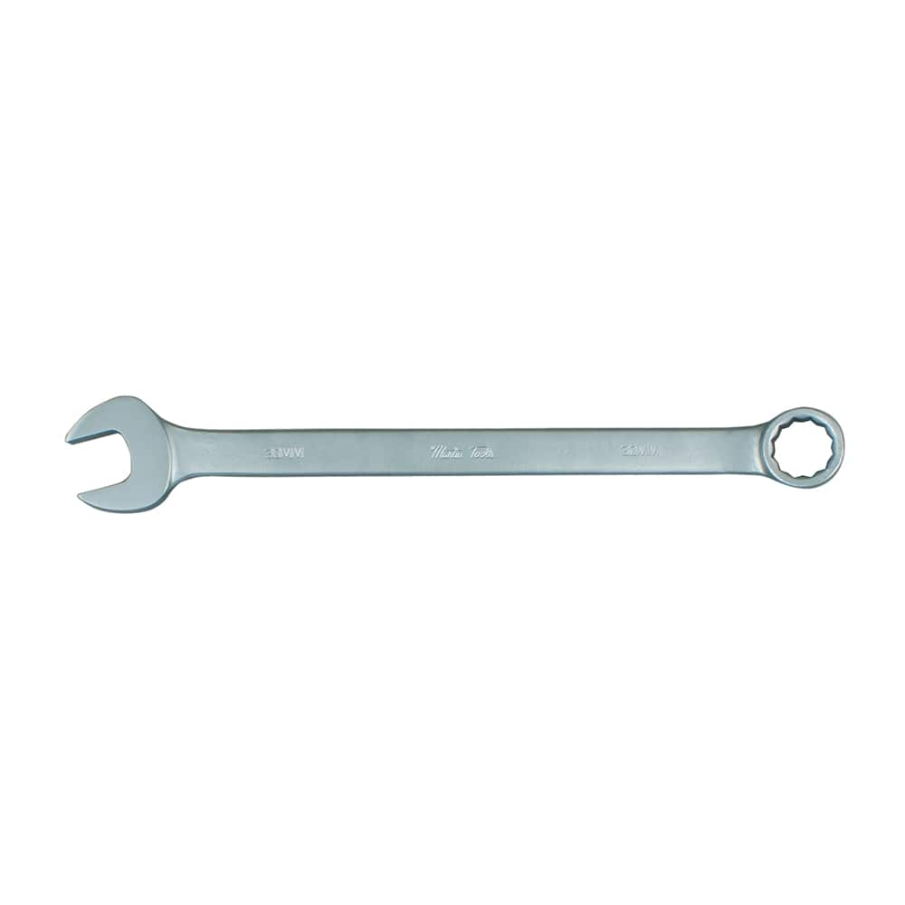 Martin Tools - Combination Wrenches; Type: Combination Wrench ; Tool Type: Combination Wrench ; Size (mm): 28 ; Number of Points: 12 ; Finish/Coating: Chrome Plated ; Material: US Forged Alloy Steel - Exact Industrial Supply