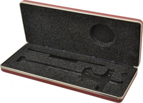 Starrett - 6 Inch Long, Steel Vinyl, Depth Gage Case - Use with Starrett Dial Depth Gage Model Number 450-6 - All Tool & Supply