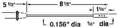 Thermo Electric - to 572°F, T, Thermocouple Probe - All Tool & Supply