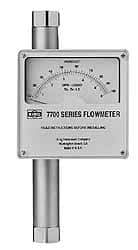 King - 2" NPT Port Stainless Steel Flowmeter - 1500 Max psi, 76 GPM, 316 Stainless Steel - All Tool & Supply