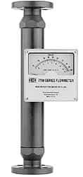 King - 1/2" Flange Port PVC/Hastelloy Flowmeter - 125 Max psi, 4 GPM, PVC - All Tool & Supply