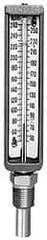 WGTC - 40 to 260°F, Straight Form Industrial Thermometer - 2 Inch Stem Length - All Tool & Supply