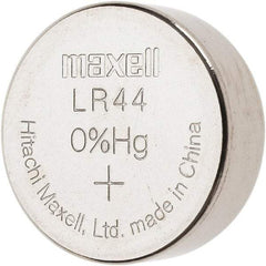 General - Size LR44, Silver Oxide, Button & Coin Cell Battery - 1.5 Volts, LR44 - All Tool & Supply