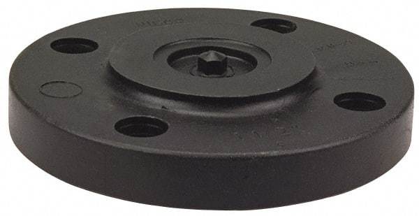 NIBCO - 3" Pipe, 7-1/2" OD, Polypropylene Blind Pipe Flange - Schedule 80, Black - All Tool & Supply