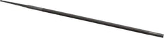 PFERD - 8" Long, Round American-Pattern File - Tang - All Tool & Supply