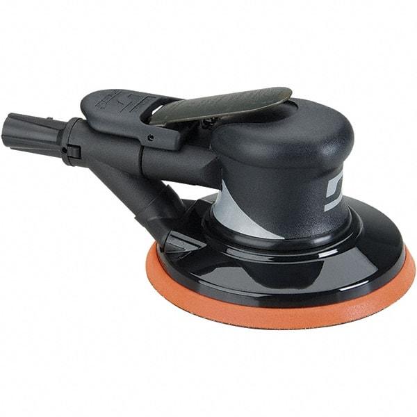 Dynabrade - 12,000 OPM, 18 CFM Air Consumption, Palm Air Orbital Sander - Round Pad, 1/4 NPT Inlet - All Tool & Supply