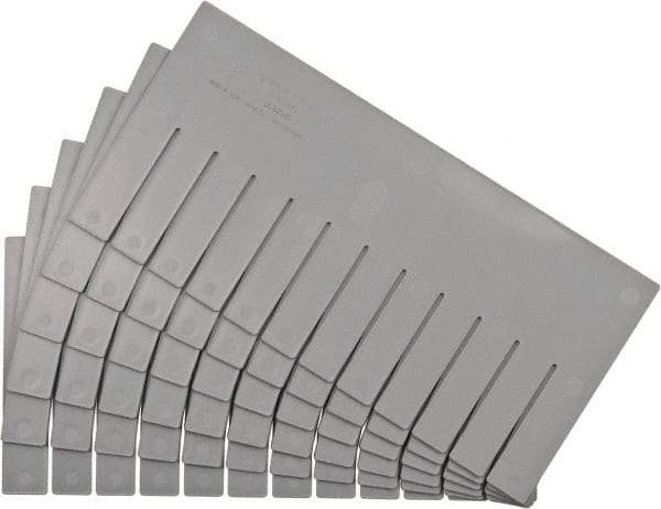 Quantum Storage - 16-1/2" Wide x 8" High, Gray Bin Divider - Use with DG92080 - All Tool & Supply