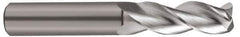 SGS - 3/4", 3 Flute, Single End, Solid Carbide, 0.06" Corner Radius End Mill - 4" OAL, 38° Helix, Right Hand Flute, 1-5/8" LOC, Right Hand Cut - All Tool & Supply