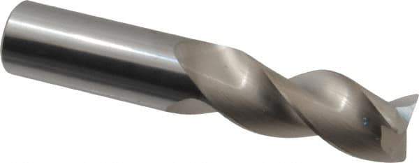 SGS - 3/4", 3 Flute, Single End, Solid Carbide, 0.03" Corner Radius End Mill - 4" OAL, 38° Helix, Right Hand Flute, 1-5/8" LOC, Right Hand Cut - All Tool & Supply