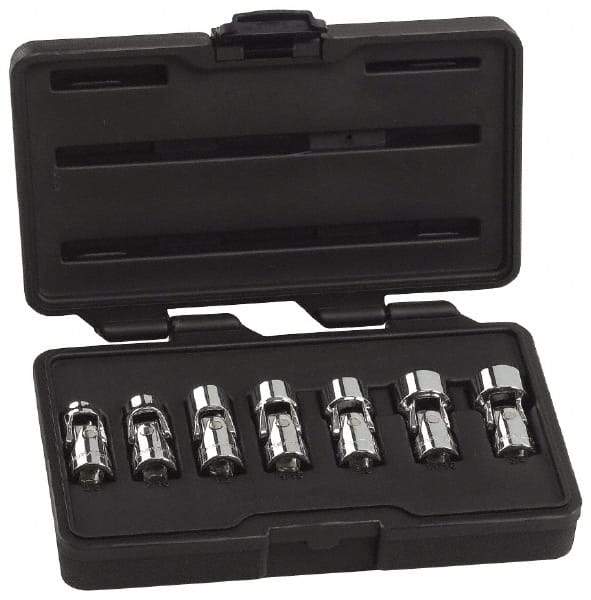 GearWrench - 7 Piece 3/8" Drive Standard Socket Set - 6 Points, 3/8 to 3/4", Inch Measurement Standard - All Tool & Supply