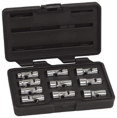 GearWrench - 10 Piece 3/8" Drive Standard Socket Set - 6 Points, 10 to 19mm, Metric Measurement Standard - All Tool & Supply