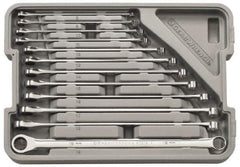 GearWrench - 12 Piece, 8mm to 19mm, 12 Point Ratcheting Box Wrench Set - Metric Measurement Standard, Full Polish Finish, Comes in Molded Case - All Tool & Supply