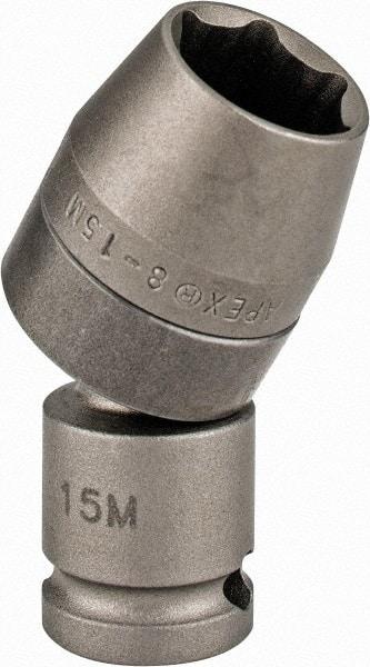 Apex - 3/8" Drive, Standard Hand Socket - 6 Points, 2-13/64" OAL, Steel - All Tool & Supply