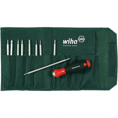 Wiha - Interchangeable Bit Screwdriver Handle - Phillips, Torx & Square Tip - All Tool & Supply