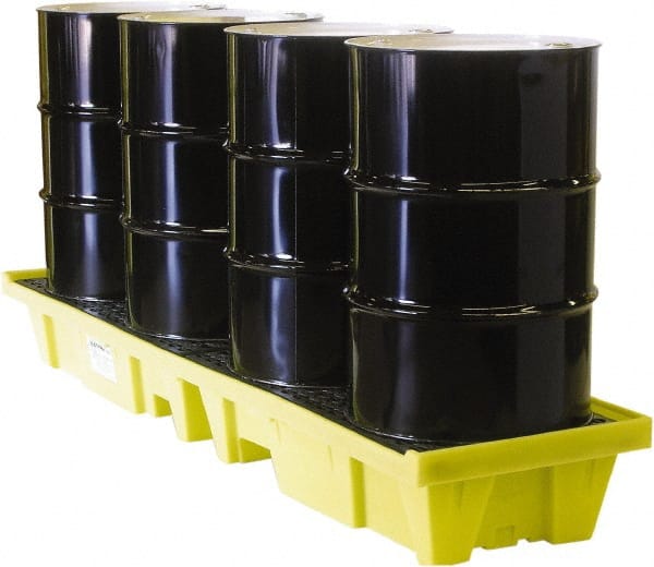 Enpac - Spill Pallets, Platforms, Sumps & Basins Type: Spill Deck or Pallet Number of Drums: 4 - All Tool & Supply