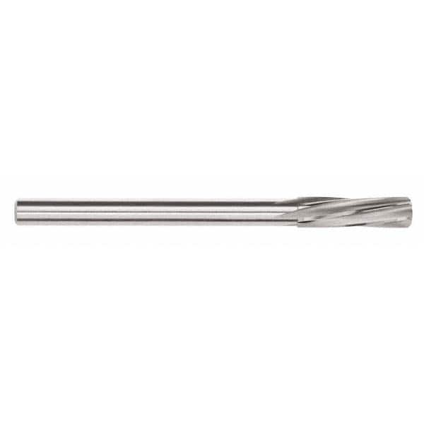 Chucking Reamer: 0.3157″ Dia, 4-5/8″ OAL, 1-19/64″ Flute Length, Straight Shank, Solid Carbide 6 Flute, RH