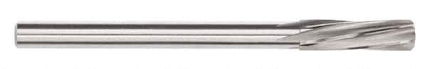 Magafor - 0.541mm Solid Carbide 4 Flute Chucking Reamer - Spiral Flute, 0.118" Straight Shank, 3/32" Flute Length, 1-17/32" OAL - All Tool & Supply