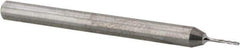 Magafor - 0.4496mm Solid Carbide 4 Flute Chucking Reamer - Spiral Flute, 0.118" Straight Shank, 5/64" Flute Length, 1-17/32" OAL - All Tool & Supply