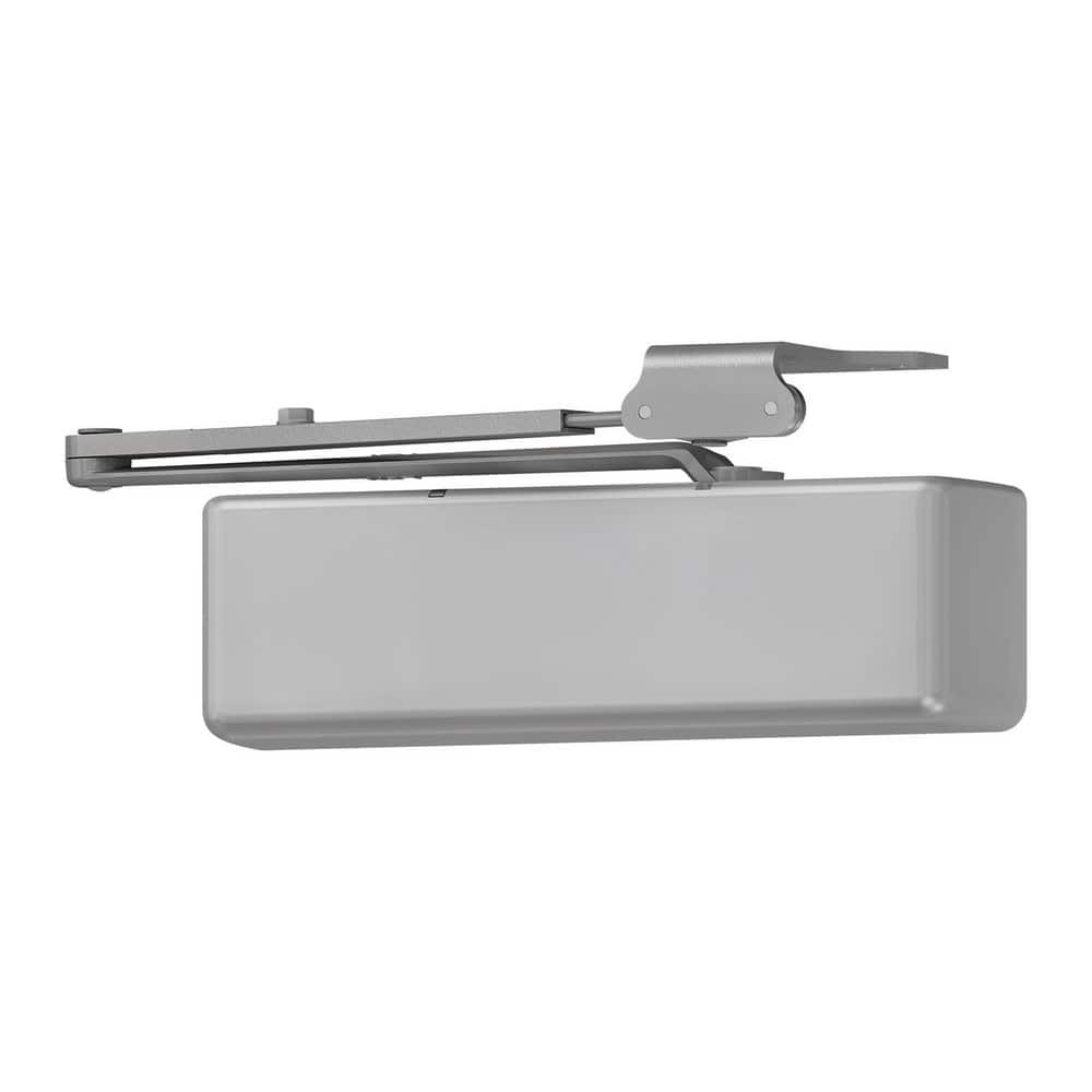 Door Closer Damper: 200 lb Load Capacity Aluminum, Left Handed