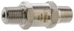 Parker - 6,000 Max psi, 1/8" Pipe, MNPT x MNPT End Connections, Stainless Steel Instrumentation Filter - Micro Rating 1, 316 Grade, Viton Seal - All Tool & Supply