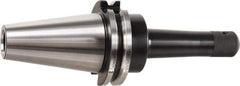 Kennametal - CAT40 Taper Shank 3/16" Hole End Mill Holder/Adapter - 11/16" Nose Diam, 4-1/2" Projection, 5/8-11 Drawbar, Through-Spindle Coolant - Exact Industrial Supply