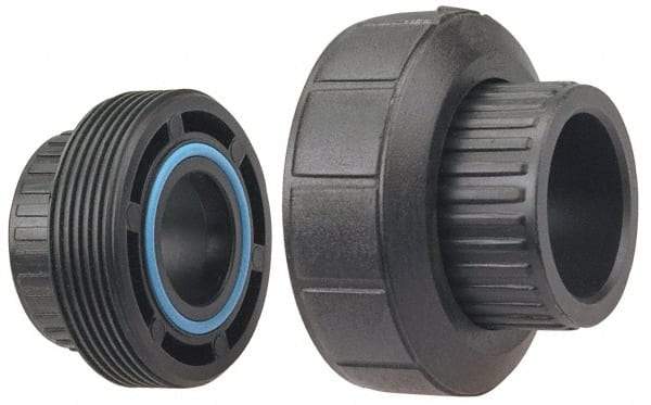 NIBCO - 1-1/2" Polypropylene Plastic Pipe Socket Union - Schedule 80, S x S End Connections - All Tool & Supply