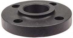 NIBCO - 4" Pipe, 9" OD, Polypropylene Threaded Pipe Flange - Schedule 80, Black - All Tool & Supply