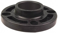 NIBCO - 6" Pipe, 11" OD, Polypropylene Socket Pipe Flange - Schedule 80, Black - All Tool & Supply