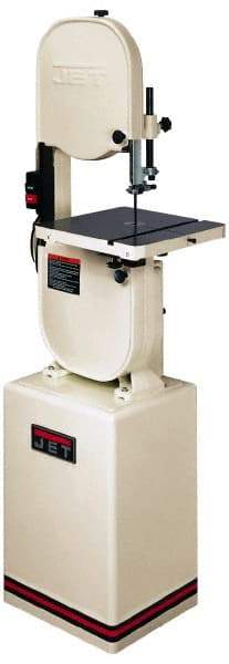 Jet - 13-1/2 Inch Throat Capacity, Vertical Bandsaw - 3000 SFPM, 1 HP, Single Phase - All Tool & Supply