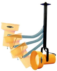 Fostoria - 25 Inch, Ceiling Mounted, Incandescent, Yellow, Dock Light - 300 Watt, 120 Volt, Nonmagnifying - All Tool & Supply