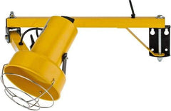 Fostoria - 40 Inch, Pivot, Bracket Mounted, Incandescent, Yellow, Dock Light - 300 Watt, 120 Volt, Nonmagnifying - All Tool & Supply