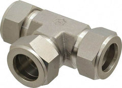 Ham-Let - 1" OD, Grade 316Stainless Steel Union Tee - Comp x Comp x Comp Ends - All Tool & Supply