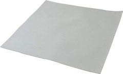 Made in USA - 12" Long, 12" Wide, 0.031" Thick, Silicone Rubber Foam Sheet - 35 to 45 Durometer, White, -20 to 500°F, 640 psi Tensile Strength, Plain Backing, Stock Length - All Tool & Supply