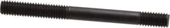 Gibraltar - 3/8-16 4" OAL Unequal Double Threaded Stud - Carbon Steel, Black Oxide Finish, 1-1/2" Long Thread Length, 5/8" Short Thread Length - All Tool & Supply