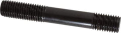 Gibraltar - 3/4-10 5" OAL Unequal Double Threaded Stud - Carbon Steel, Black Oxide Finish, 1-3/4" Long Thread Length, 7/8" Short Thread Length - All Tool & Supply