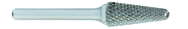 SL-3L6 -- 9mm x 26mm LOC x 6mm Shank x 6 OAL 14 Degree Included Angle Carbide Medium Tough Cut Burr - All Tool & Supply