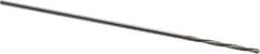 Magafor - 0.6401mm Solid Carbide 4 Flute Chucking Reamer - Spiral Flute, 0.0252" Straight Shank, 9/32" Flute Length, 1-5/16" OAL - All Tool & Supply