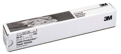 3M - 80 Grit, Aluminum Oxide Sanding Sheet - 17-1/2" Long x 2-3/4" Wide, Medium Grade, D Weighted Paper Backing - All Tool & Supply