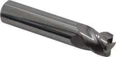 Accupro - 1/2", 4 Flute, Single End, Solid Carbide, 0.06" Corner Radius End Mill - 2-1/2" OAL, 40° Helix, Right Hand Flute, 5/8" LOC, Right Hand Cut - All Tool & Supply