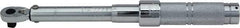 Proto - 3/8" Drive Micrometer Type Ratchet Head Torque Wrench - 200 In/Lb to 119 N/m Torque, 15-1/2" OAL, 5 In/Lb Graduation, Ratchet Head - All Tool & Supply