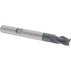 Iscar - 6mm Diam 3 Flute Solid Carbide 0.0059" Chamfer Width Corner Chamfer End Mill - All Tool & Supply