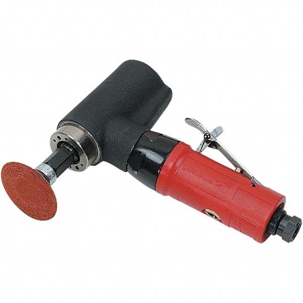 Autobrade Red - 2" Max Disc, 20,000 RPM, Pneumatic Handheld Disc Sander - 22 CFM, 1/4 NPT Inlet, 0.5 hp, 90 psi - All Tool & Supply