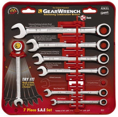 KD TOOLS - 7 Piece, 8 to 18mm Combination Wrench Set - All Tool & Supply